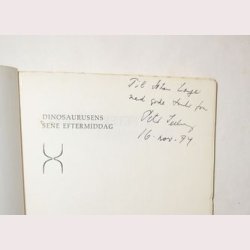 Dinosaurusens sene eftermiddag - signeret