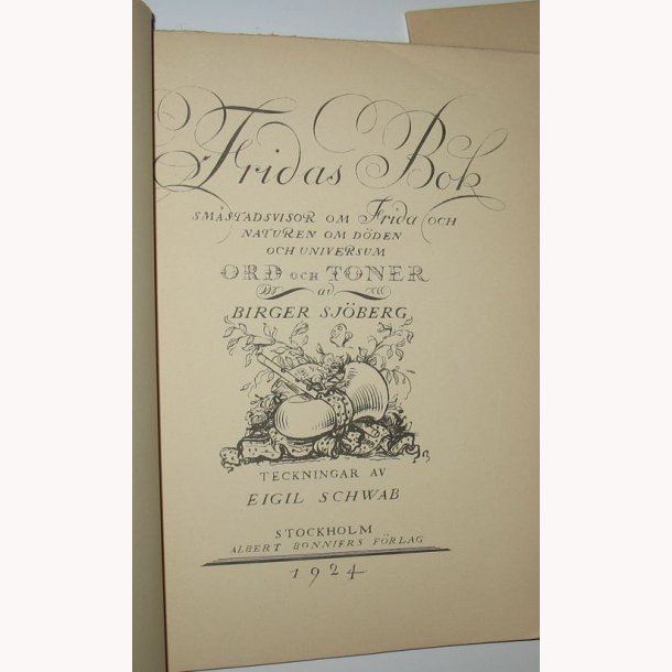 Fridas Bok + Musik til Fridas Bok