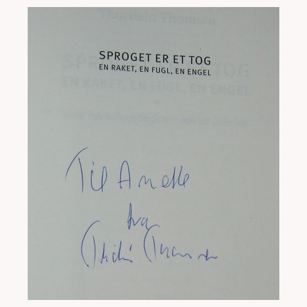 Sproger er et tog - en raket, en fugl, en engel