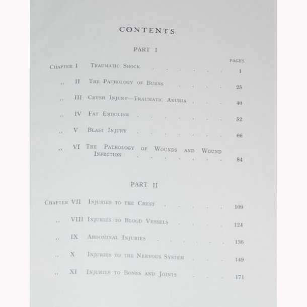 The Pathology of Traumatic Injury