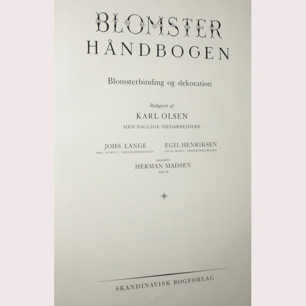 Blomsterhndbogen