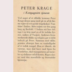 Peter Krage i Kompagniets tjeneste
