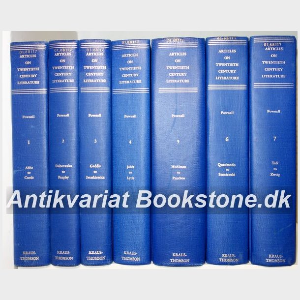 Articles on Twentieth Century Literature Vol. 1-7