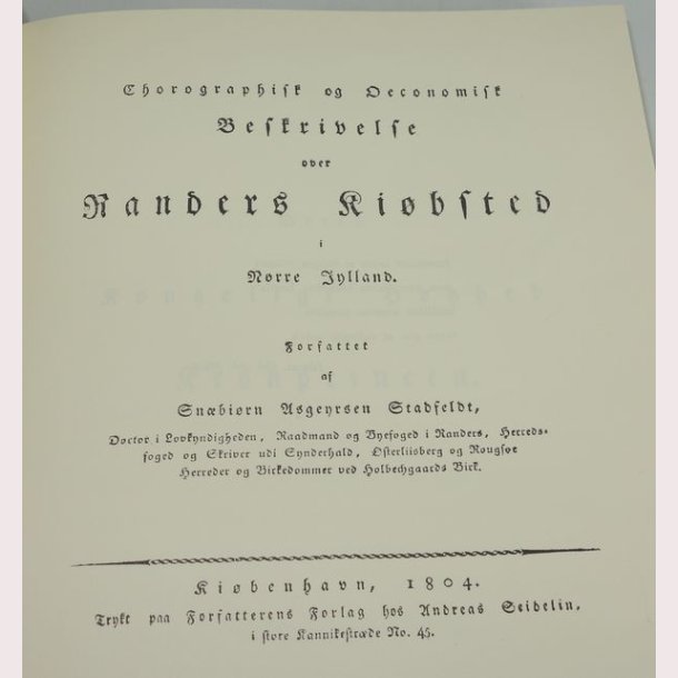 Beskrivelse over Randers Kbstad