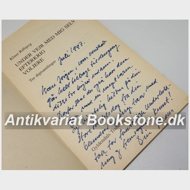 Under vejr med mig selv  (signeret) 