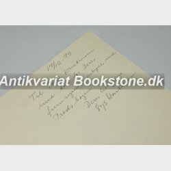 Danmarks arkitektur af Sys Hartmann (signeret) 