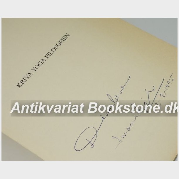 Kriya Yoga filosofien (signeret)
