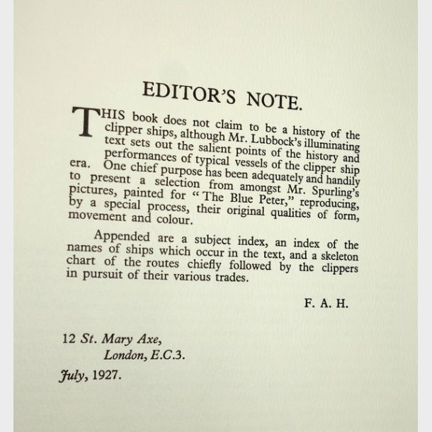 Sail Vol. 1-3 by Basil Lubbock