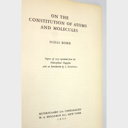 On the Constitution of Atoms and Molecules 