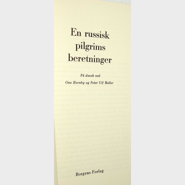 En russisk pilgrims beretninger: Ove Hornby og Ulf Mller