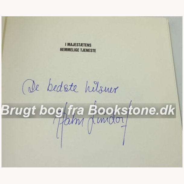 I Majesttens hemmelige tjeneste - signeret