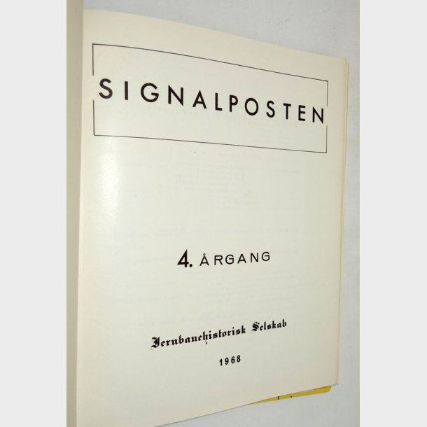 Signalposten 4. rgang 1968 komplet