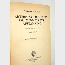 Darwins selvbiografi og Artens oprindelse bind l+ll