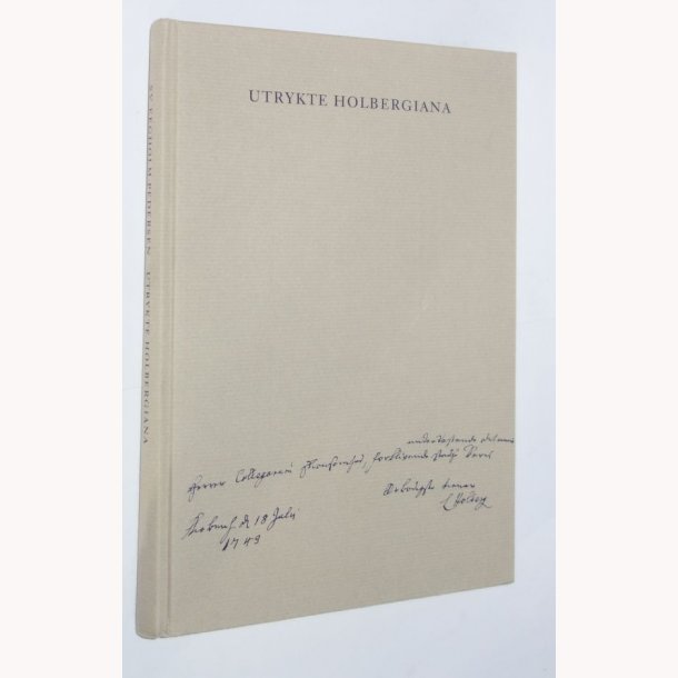 Utrykte Holbergiana i Universitetsarkivet