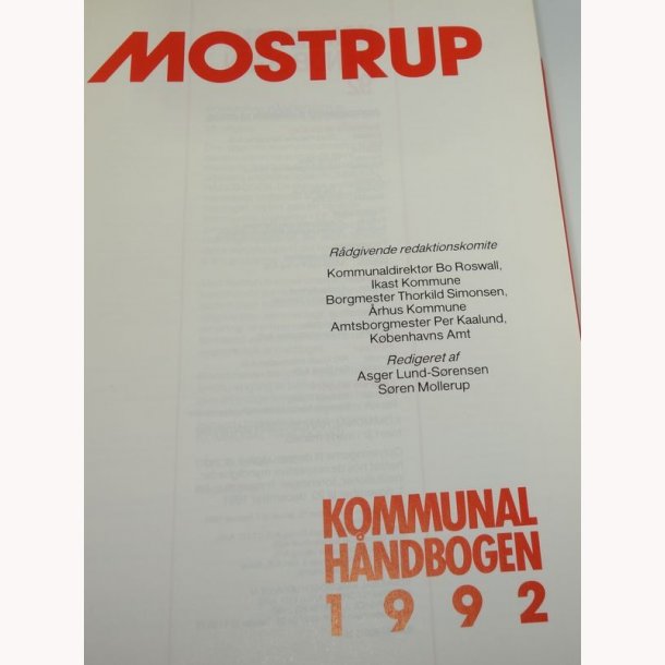 Mostrup - Kommunalhndbogen 1992