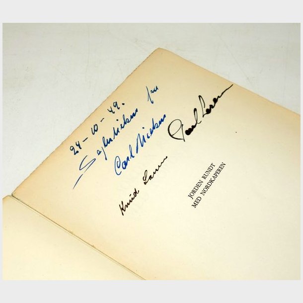 Jorden rundt med Nordkaperen: Carl Nielsen (signeret)