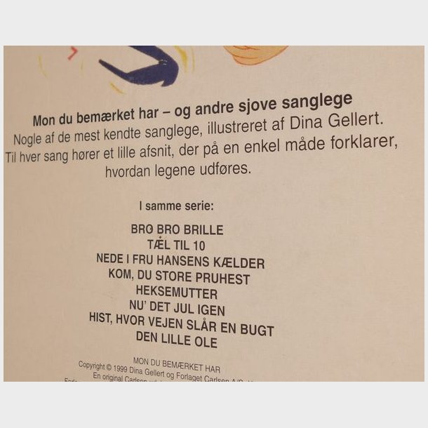Mon du bemrket har og andre sjove sange