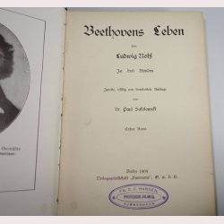 Beethovens Leben - Drei B&auml;nde in vie