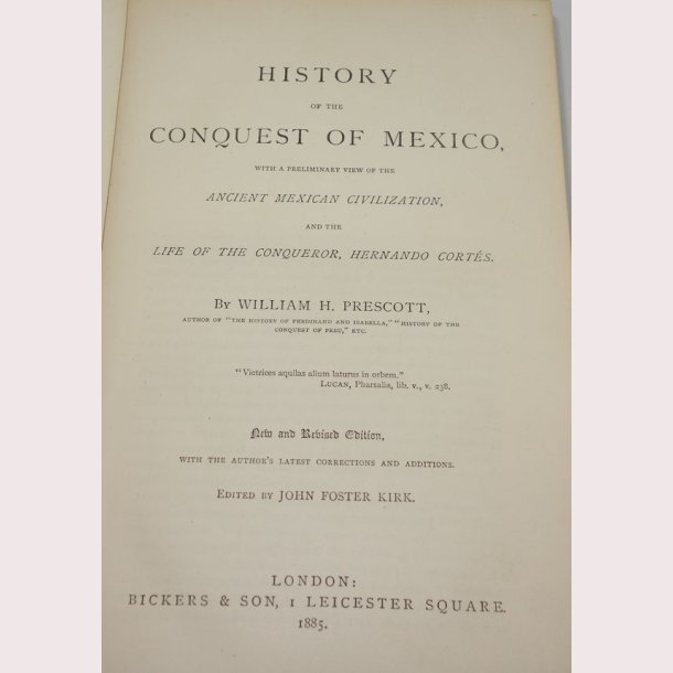 History of the ConQuest of Mexico 