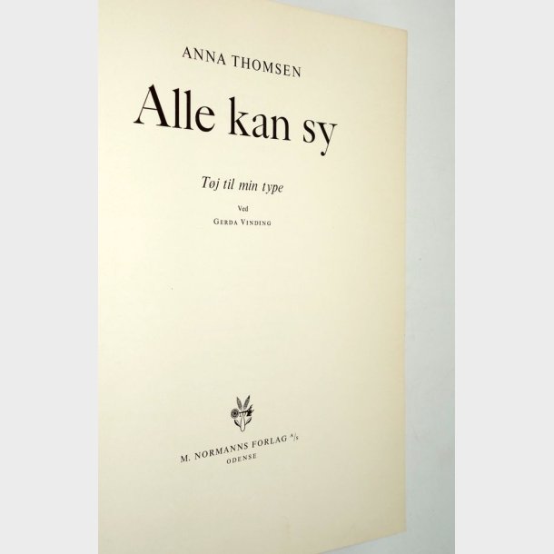 Alle kan sy: Anna Thomsen