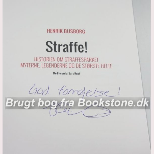 Straffe! - signeret