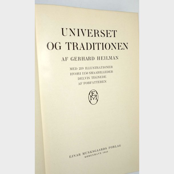 Universet og traditionen: Gerhard Heilman