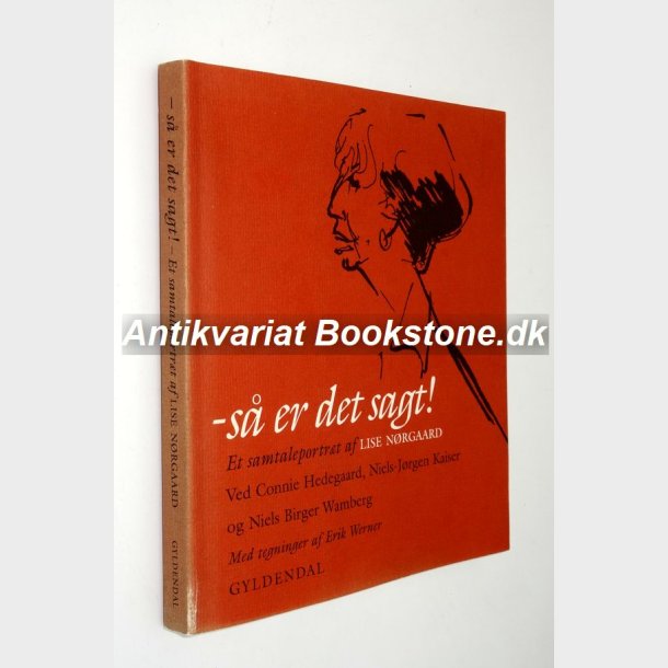 - s er det sagt!: Lise Nrgaard