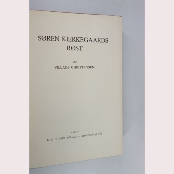 Sren Kierkegaards Rst 