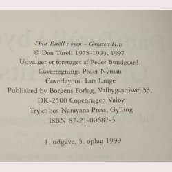 Dan Turll i byen - greatest hits 