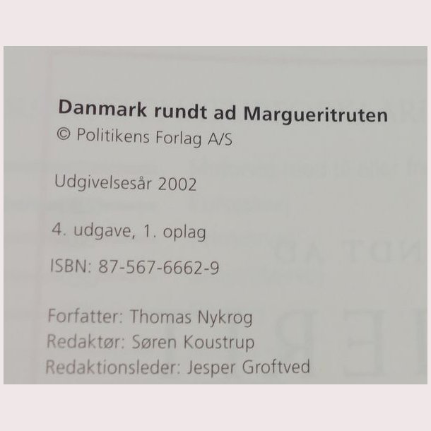 Danmark rundt ad Margueritruten 