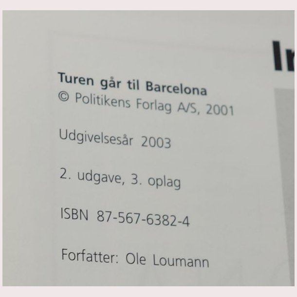 Turen gr til Barcelona