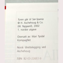 Turen gr til Sr-Spania