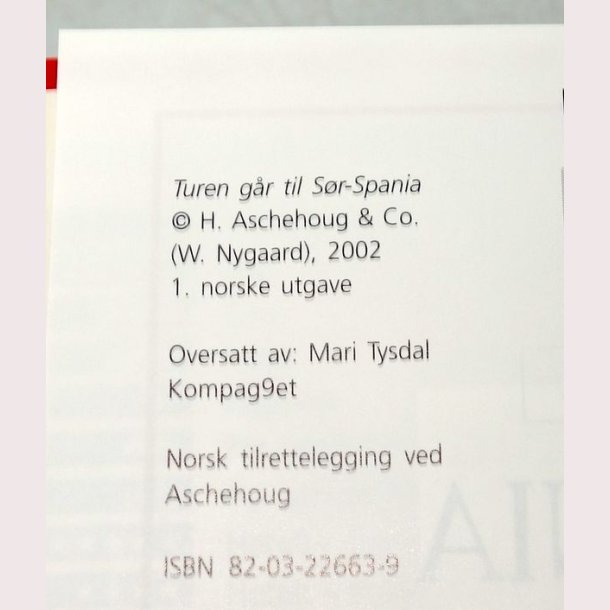 Turen gr til Sr-Spania