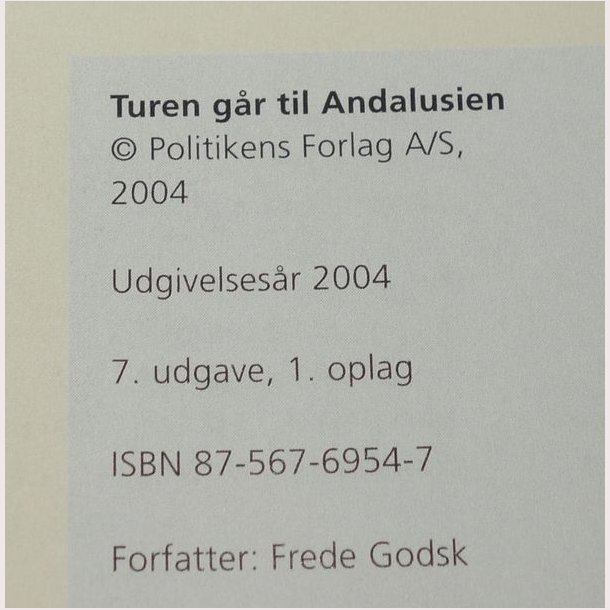 Turen gr til Andalusien