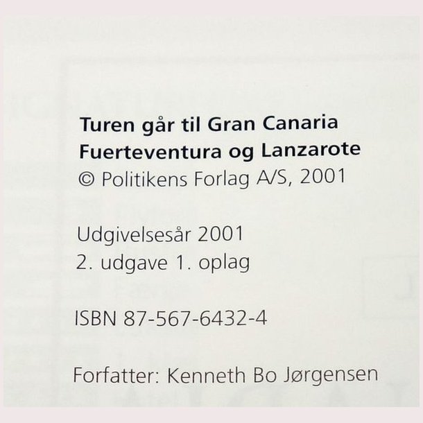 Turen gr til Gran Canaria