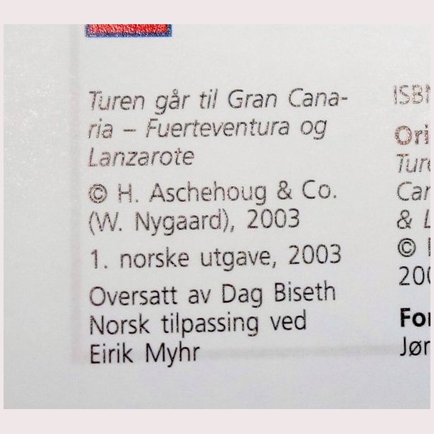 Turen gr til Gran Canaria