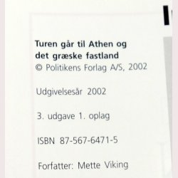 Turen gr til Athen og det Grske Fastland