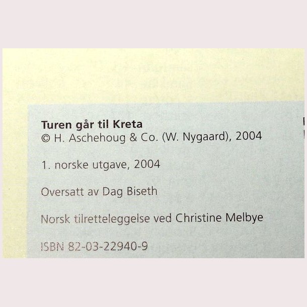Turen gr til Kreta