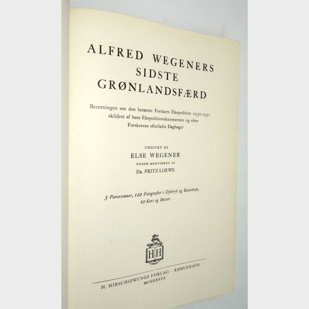 Alfred Wegeners sidste Grnlandsfrd: Else Wegener