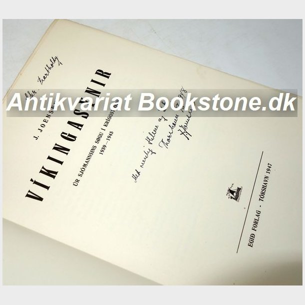 Vikingasunir: J. Joensen (signeret)