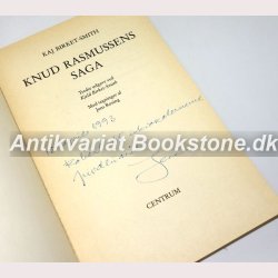Knud Rasmussens saga - signeret