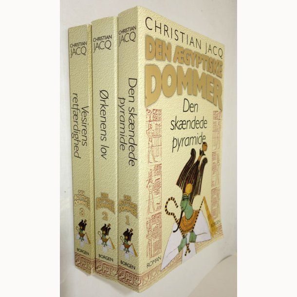 Den �gyptiske dommer Bind 1-3: Christian Jacq