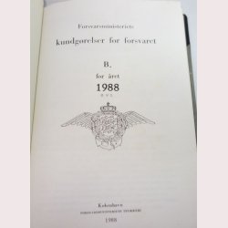 Forsvarsministeriets kundgrelse for forsvaret