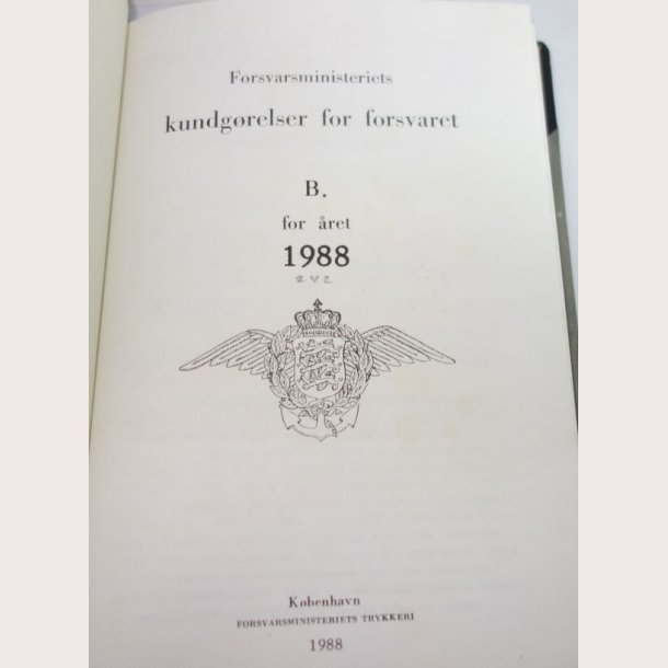 Forsvarsministeriets kundgrelse for forsvaret