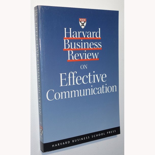 Harvard business review on effective communication