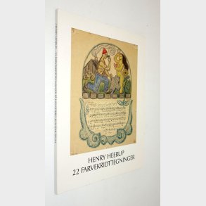 Henry Heerup 22 Farvekridttegninger