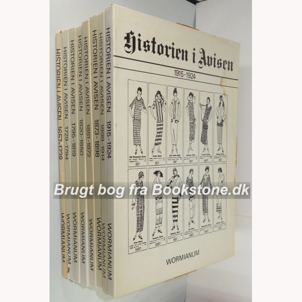 Historien i Avisen 1657-1927 i 8 kassetter