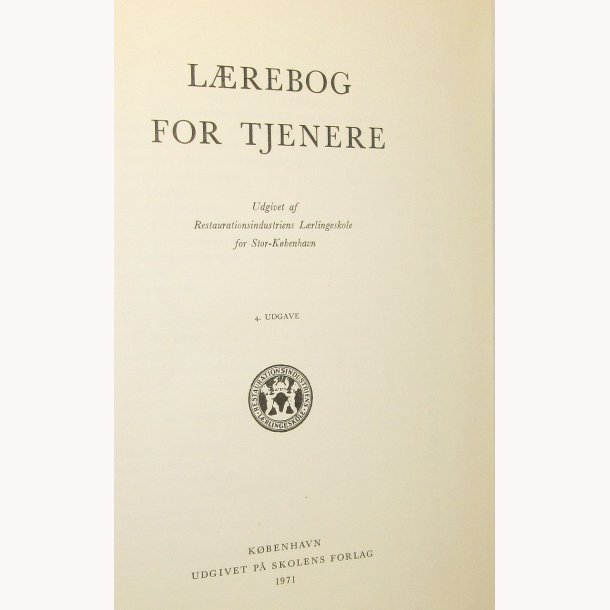 Lrebog for tjenere - 1971