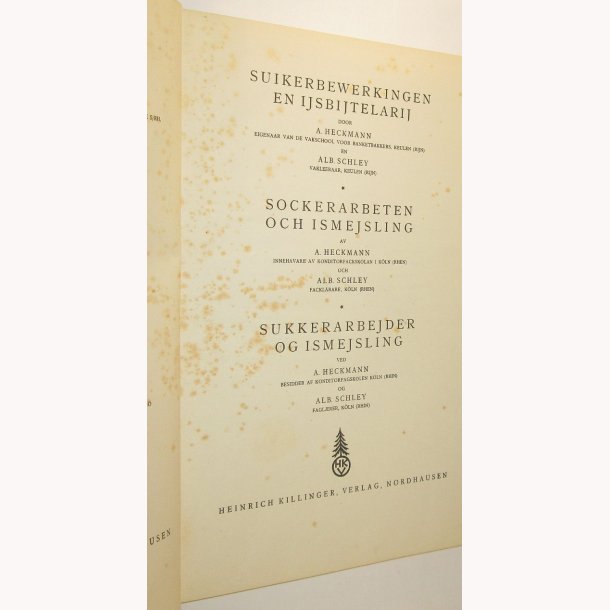 Zuckerarbeiten und Eismeisselei