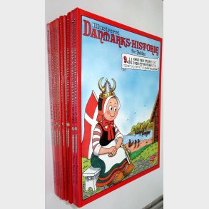 Illustreret danmarkshistorie for folket bind 1-9: Claus Deleuran